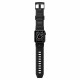 Juoda apyrankė Apple Watch 4 / 5 / 6 / 7 / 8 / 9 / SE (38 / 40 / 41 mm) laikrodžiui "Spigen Rugged Band"