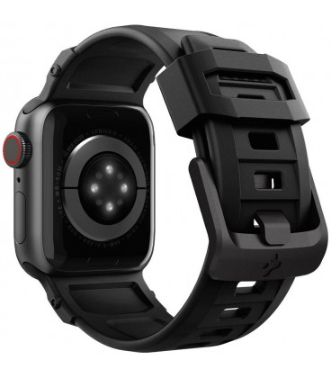 Juoda apyrankė Apple Watch 4 / 5 / 6 / 7 / SE (38 / 40 / 41 mm) laikrodžiui  \