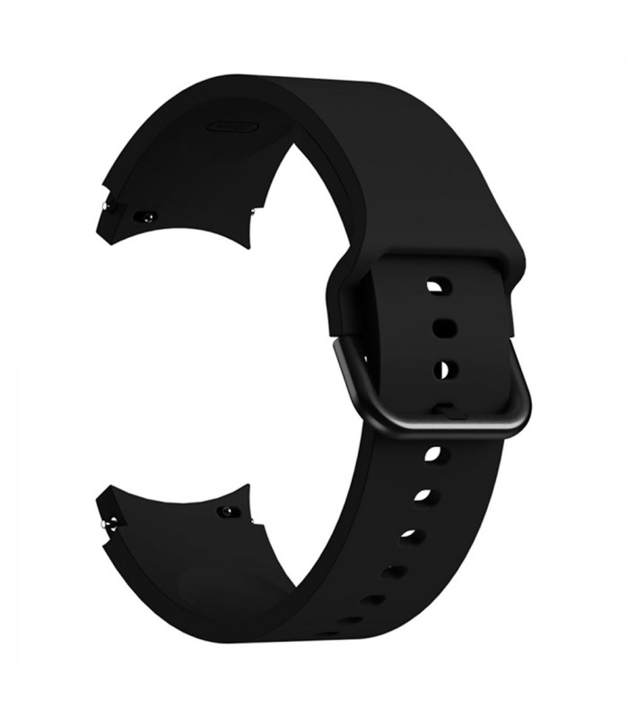 Juoda apyrankė Samsung Galaxy Watch 4 / 5 / 5 Pro (40 / 42 / 44 / 45 / 46 mm) laikrodžiui "Tech