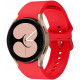 Raudona apyrankė Samsung Galaxy Watch 4 / 5 / 5 Pro / 6 laikrodžiui "Tech-Protect Iconband"