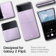 Skaidrus dėklas Samsung Galaxy Z Flip 3 telefonui "Spigen Airskin"