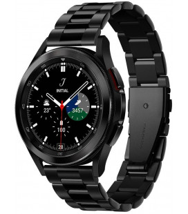 Juoda apyrankė Samsung Galaxy Watch 4 40 / 42 / 44 / 46 mm laikrodžiui "Spigen Modern Fit Band"