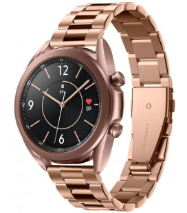 Rausvai auksinės spalvos apyrankė Samsung Galaxy Watch 4 / 5 / 5 Pro / 6 laikrodžiui "Spigen Modern Fit 
