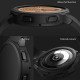 Juodas apsauginis dėklas Samsung Galaxy Watch 4 44mm laikrodžiui "Ringke Air"