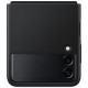 Originalus juodas dėklas "Leather Cover" Samsung Galaxy Z Flip 3 telefonui "EF-VF711LBE"