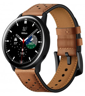 Ruda apyrankė Samsung Galaxy Watch 4 / 5 / 5 Pro (40 / 42 / 44 / 45 / 46 mm) laikrodžiui "Tech-Protect Leather"