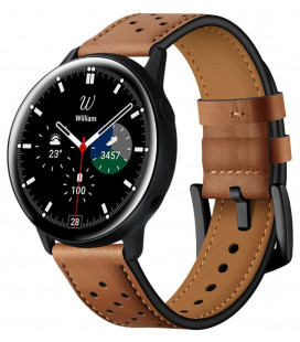Ruda apyrankė Samsung Galaxy Watch 4 / 5 / 5 Pro / 6 laikrodžiui "Tech-Protect Leather"