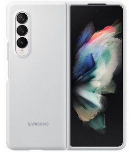 Originalus baltas dėklas "Silicone Cover" Samsung Galaxy Z Fold 3 telefonui "EF-PF926TWE"