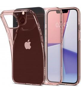 Rožinis dėklas Apple iPhone 13 telefonui "Spigen Crystal Flex"