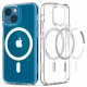Baltas/skaidrus dėklas Apple iPhone 13 telefonui "Spigen Ultra Hybrid MAG Magsafe"