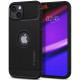 Juodas dėklas Apple iPhone 13 telefonui "Spigen Rugged Armor"