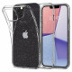 Skaidrus dėklas su blizgučiais Apple iPhone 13 telefonui "Spigen Liquid Crystal Glitter"