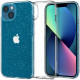Skaidrus dėklas su blizgučiais Apple iPhone 13 telefonui "Spigen Liquid Crystal Glitter"