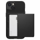 Juodas dėklas Apple iPhone 13 telefonui "Spigen Slim Armor CS"