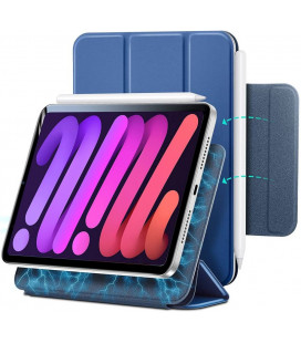 Mėlynas atverčiamas dėklas Apple iPad Mini 6 2021 planšetei "ESR Rebound Magnetic"