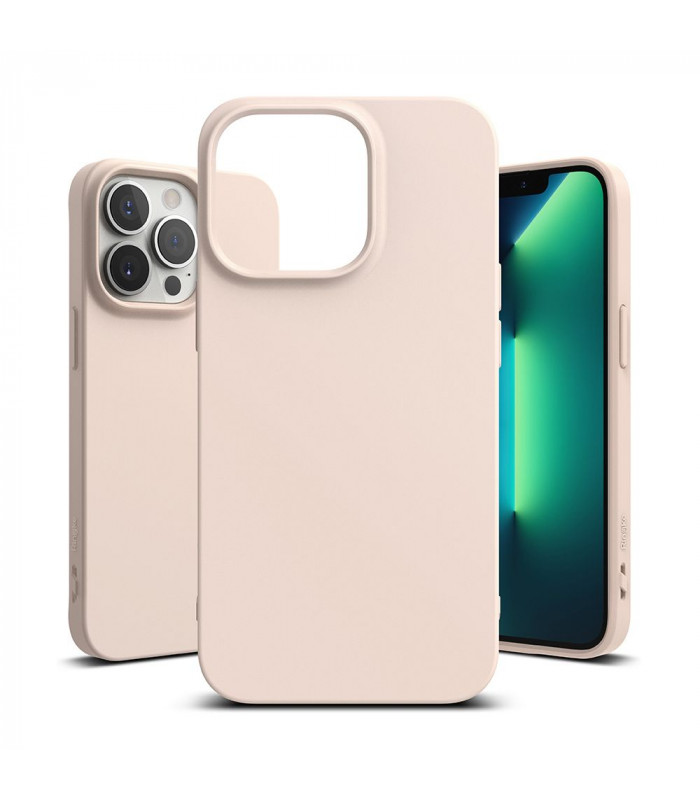 Smėlio spalvos dėklas Apple iPhone 13 Pro Max telefonui \