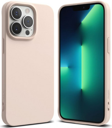 Smėlio spalvos dėklas Apple iPhone 13 Pro telefonui \