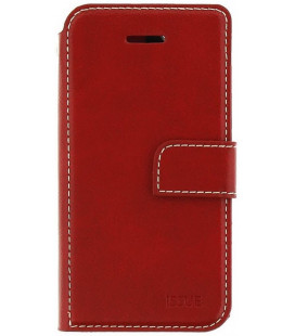 Raudonas atverčiamas dėklas Xiaomi Redmi Note 10 5G / POCO M3 Pro 5G telefonui "Molan Cano Issue"