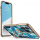 Mėlynas dėklas su marmuro efektu Apple iPhone 13 Pro telefonui "Supcase IBLSN Cosmo Snap"