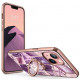 Purpurinis dėklas su marmuro efektu Apple iPhone 13 telefonui "Supcase IBLSN Cosmo Snap"