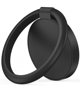 Juodas universalus telefono laikiklis ant piršto - žiedas "Tech-Protect Magnetic" 