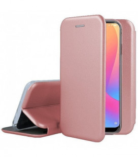 Dėklas Book Elegance Samsung G930 S7 rožinis-auksinis