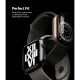 Juodas ir skaidrus dėklai Apple Watch 4 / 5 / 6 / SE (40mm) laikrodžiui "Ringke Slim 2-Pack"