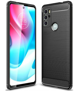 Juodas dėklas Motorola Moto G60s telefonui "Tech-Protect TPUCarbon"