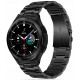 Juoda apyrankė Samsung Galaxy Watch 4 / 5 / 5 Pro / 6 laikrodžiui "Tech-Protect Stainless"