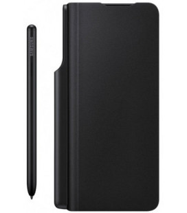 Originalus juodas dėklas "Flip Cover with Pen" Samsung Galaxy Z Fold 3 telefonui "EF-FF92PCB"