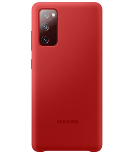 Originalus raudonas dėklas "Silicone Cover" Samsung Galaxy S20 FE telefonui "EF-PG780TRE"