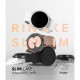 Skaidrus ir juodas dėklai Samsung Galaxy Watch 4 40mm laikrodžiui "Ringke Slim 2-Pack"