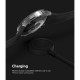 Skaidrus ir juodas dėklai Samsung Galaxy Watch 4 40mm laikrodžiui "Ringke Slim 2-Pack"