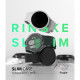 Skaidrus ir juodas dėklai Samsung Galaxy Watch 4 44mm laikrodžiui "Ringke Slim 2-Pack"