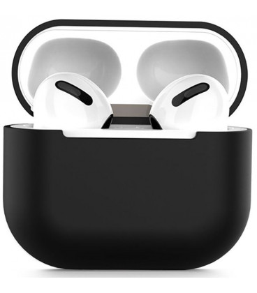Juodas dėklas Apple Airpods 3 ausinėms \