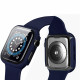 Juodas dėklas Apple Watch 7 / 8 / 9 (41mm) laikrodžiui "Tech-Protect Defense360"