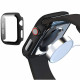 Juodas dėklas Apple Watch 7 / 8 / 9 (41mm) laikrodžiui "Tech-Protect Defense360"