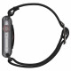 Juoda apyrankė Apple Watch 8 / 9 / 10 / 11 / 12 / SE (40 / 41 / 42 mm) laikrodžiui "Spigen Fit Lite"