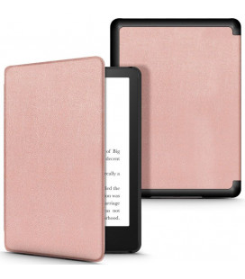 Rausvai auksinės spalvos averčiamas dėklas Amazon Kindle Paperwhite V / 5 / Signature Edition skaityklei "Tech-Protect Smartcase