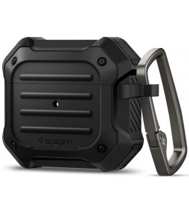 Juodas dėklas Apple Airpods 3 ausinėms "Spigen Tough Armor"