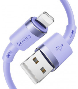 Purpurinis USB - Lightning laidas 120cm 2.4A "Joyroom S-1224N2"