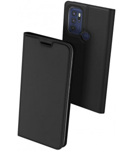 Juodas atverčiamas dėklas Motorola Moto G60s telefonui "Dux Ducis Skin Pro"