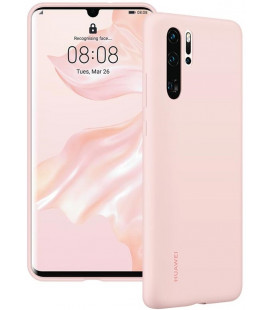 Originalus rožinis dėklas Huawei P30 Pro telefonui "Silicone Case" 