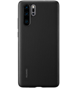 Originalus juodas dėklas Huawei P30 Pro telefonui "PU Case"