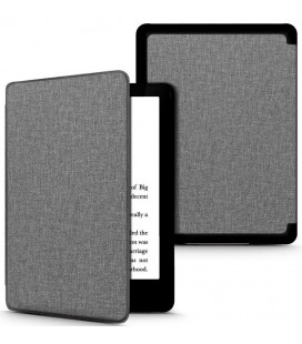 Šviesiai pilkas atverčiamas dėklas Amazon Kindle Paperwhite V / 5 / Signature Edition skaityklei "Tech-Protect Smartcase"
