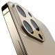 Auksinės spalvos kameros apsauga Apple iPhone 13 Pro / 13 Pro Max telefono kamerai apsaugoti "Spigen Optik.TR Camera Protector 2