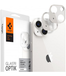 Balta kameros apsauga Apple iPhone 13 Mini / 13 telefono kamerai apsaugoti "Spigen Optik.TR Camera Protector 2-Pack"