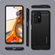 Juodas dėklas Xiaomi 11T 5G / 11T Pro 5G telefonui "Spigen Rugged Armor"