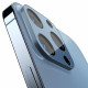Mėlyna kameros apsauga Apple iPhone 13 Pro / 13 Pro Max telefono kamerai apsaugoti "Spigen Optik.TR Camera Protector 2-Pack"