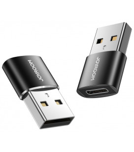 Juodas adapteris USB - Type-C "Joyroom S-H152 2-Pack"